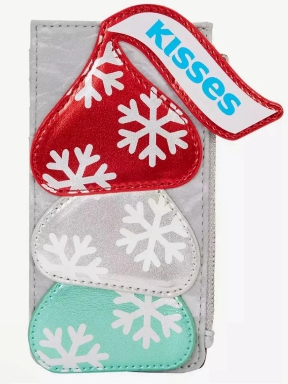 Loungefly Hershey Kisses Red, Silver & Green Cardholder Wallet